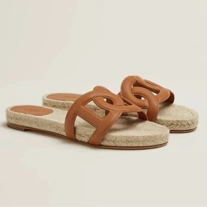‼️SALE‼️HERMES FAMOSA ESPADRILLE SANDALS